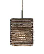  1JT-KIRK6-LED-BR - Besa, Kirk 6 Cord Pendant, Bronze Finish, 1x9W LED