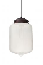  1JT-OLINFR-BR - Besa Olin Pendant Bronze Frost 1x60W Medium Base T10