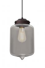  1JT-OLINSM-EDIL-BR - Besa Olin Pendant Bronze Smoke 1x4W LED Filament