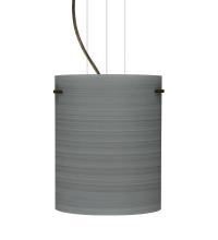  1KG-4006TN-LED-BR - Besa Tamburo 8 Pendant Titan Bronze 1x11W LED