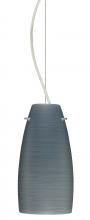  1KX-1512TN-LED-SN - Besa Tao 10 LED Cable Pendant Titan Satin Nickel 1x9W LED