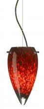  1KX-412541-LED-BR - Besa Juli LED Cable Pendant Garnet Bronze 1x9W LED