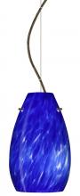  1KX-412686-BR - Besa Pera 9 Cable Pendant Blue Cloud Bronze 1x100W Medium Base