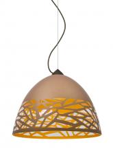  1KX-KIEVCP-LED-BR - Besa Kiev Pendant, Copper, Bronze Finish, 1x9W LED