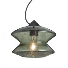  1KX-ZENMS-BK - Besa, Zen Cable Pendant, Moss Bubble, Black Finish, 1x60W MAX E26 Base