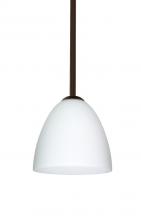  1TT-447007-LED-BR - Besa Vila LED Pendant Opal Matte Bronze 1x9W LED