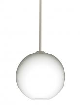  1TT-COCO1007-SN - Besa Coco 10 Stem Pendant, Opal Matte, Satin Nickel Finish, 1x60W Medium Base