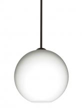  1TT-COCO1207-BR - Besa Coco 12 Stem Pendant, Opal Matte, Bronze Finish, 1x60W Medium Base