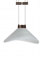  1XA-191352-BR - Besa Pendant Hoppi Bronze Marble 1x50W Halogen