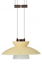  1XA-271897-BR - Besa Pendant Trilo 7 Bronze Champagne 1x50W Halogen