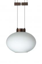  1XA-561207-BR - Besa Pendant Lasso Bronze Opal Matte 1x50W Halogen