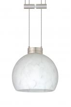  1XA-565819-SN - Besa Pendant Palla 5 Satin Nickel Carrera 1x50W Halogen