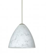  1XC-177919-SN - Besa Pendant Mia Satin Nickel Carrera 1x50W Halogen