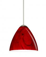  1XC-1779MA-LED-SN - Besa Pendant Mia Satin Nickel Magma 1x5W LED