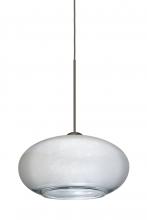  1XC-2492SF-LED-BR - Besa Pendant Brio 7 Bronze Silver Foil 1x6W LED