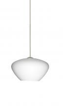  1XC-541007-LED-SN - Besa Pendant Peri Satin Nickel Opal Matte 1x5W LED