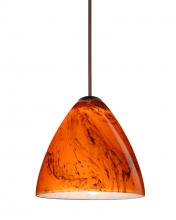  1XT-1779HB-LED-BR - Besa Pendant Mia Bronze Habanero 1x5W LED