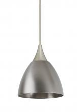  1XT-1858MN-SN - Besa Divi Pendant, Metal Satin Nickel, Satin Nickel, 1x50W Halogen