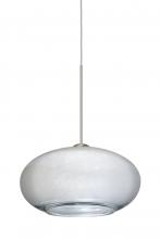  1XT-2492SF-SN - Besa Pendant Brio 7 Satin Nickel Silver Foil 1x35W Halogen