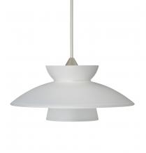  1XT-271825-LED-SN - Besa Pendant Trilo 7 Satin Nickel Frost 1x5W LED