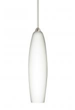  1XT-439507-LED-SN - Besa Pendant Zumi Satin Nickel Opal Matte 1x5W LED