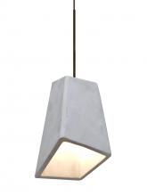  1XT-SKIPNA-LED-BR - Besa Skip Cord Pendant, Natural, Bronze Finish, 1x9W LED