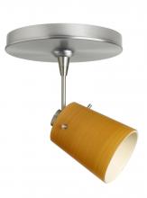  1SP-5118OK-SN - Besa Spotlight Tammi 3 Satin Nickel Oak 1x50W Halogen Mr16