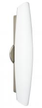  272907-LED-SN - Besa Wall Aero 21 Satin Nickel Opal Matte 2x5W LED