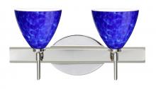  2SW-177986-LED-CR - Besa Wall Mia Chrome Blue Cloud 2x5W LED