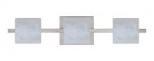  3WS-787319-LED-SN - Besa Wall Paolo Satin Nickel Carrera 3x50W G9