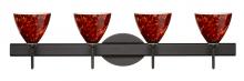  4SW-177941-LED-BR - Besa Wall Mia Bronze Garnet 4x5W LED