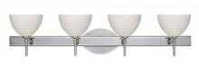 Besa Lighting 4SW-4679KR-CR - Besa Wall Brella Chrome Chalk 4x40W G9