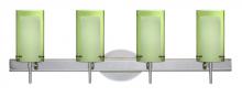  4SW-L44007-CR - Besa Pahu 4 Wall 4SW Transparent Olive/Opal Chrome 4x40W G9