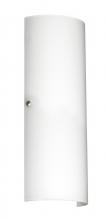  819307-PN - Besa Wall Torre 18 Polished Nickel White Matte 2x75W Medium Base