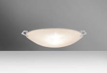  8417GL-LED-SN - Besa Ceiling Sonya 13 Satin Nickel Glitter 1x11W LED