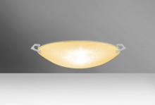  8417GD-LED-SN - Besa Ceiling Sonya 13 Satin Nickel Gold Glitter 1x11W LED