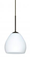  B-412207-BR - Besa Bolla Pendant For Multiport Canopy Bronze Opal Matte 1x50W Candelabra