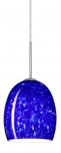  J-169786-SN - Besa Lucia Pendant For Multiport Canopy Satin Nickel Blue Cloud 1x75W Medium Base