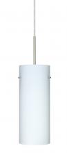  J-412307-LED-SN - Besa Stilo 10 LED Pendant For Multiport Canopy Opal Matte Satin Nickel 1x9W LED