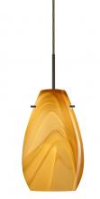  J-4126HN-BR - Besa Pera 9 Pendant For Multiport Canopy Bronze Honey 1x100W Medium Base