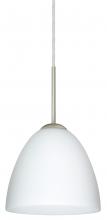  J-447007-SN - Besa Vila Pendant For Multiport Canopy Satin Nickel Opal Matte 1x60W Medium Base