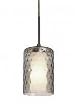 Besa Lighting J-ESASM-BR - Besa, Esa Cord Pendant For Multiport Canopy, Smoke, Bronze Finish, 1x60W Medium Base