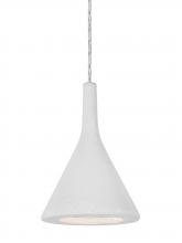  J-GALAWH-LED-SN - Besa Gala Pendant For Multiport Canopy, White, Satin Nickel Finish, 1x9W LED