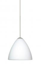  RXP-177907-SN - Besa Pendant Mia Satin Nickel Opal Matte 1x50W Halogen