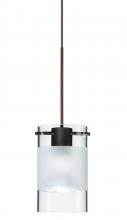  RXP-6524EC-BR - Besa Pendant Scope Bronze Clear/Frost 1x50W Halogen Mr16