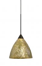  RXP-EVEGS-BR - Besa, Eve Cord Pendant, Stone Gold Foil, Bronze Finish, 1x50W Halogen