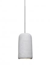  RXP-GLIDENA-LED-SN - Besa Glide Cord Pendant, Natural, Satin Nickel Finish, 1x2W LED