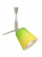  SP-5042GY-SN - Besa Spotlight Canto 3 Satin Nickel Bicolor Green/Yellow 1x35W Halogen Mr11