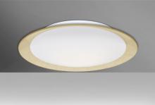  TUCA19GFC-LED - Besa, Tuca 19 Ceiling, Opal/Gold Foil,  Finish, 1x24W LED