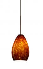  X-171318-BR - Besa Pendant For Mulitport Canopy Pera 6 Bronze Amber Cloud 1x50W Halogen